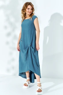 Платье Euromoda 527 бирюзовое