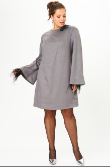 Вечернее платье SOVA 11311 серый #1