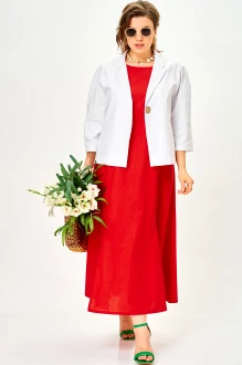 Костюм SOVA 11323 бело-красный