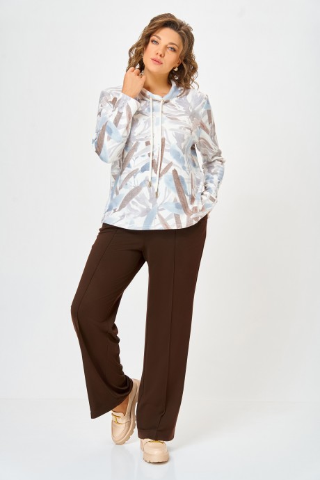 Худи Swallow 883 .1 Молочный, принт размер 50-60 #8