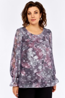 Блузка Swallow 803 .6 Серо-розовый