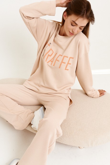 Спортивный костюм ELLETTO LIFE 5193.1 бежевый размер 42-54 #5