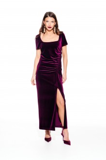 Вечернее платье ELLETTO LIFE 1109 баклажан #1