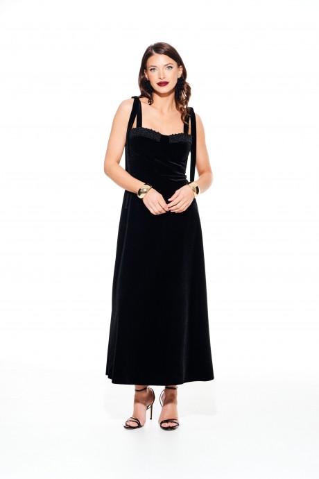 Вечернее платье ELLETTO LIFE 1110 черный размер 42-48 #3