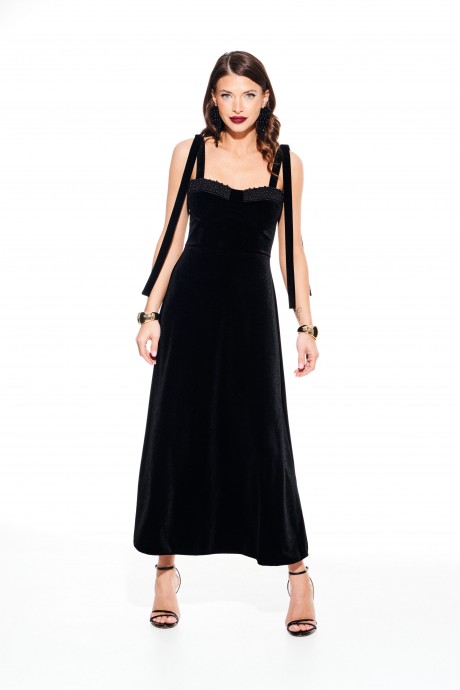 Вечернее платье ELLETTO LIFE 1110 черный размер 42-48 #4