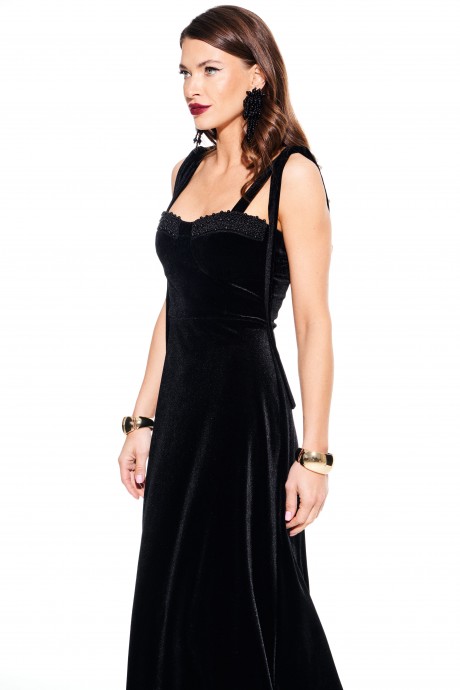 Вечернее платье ELLETTO LIFE 1110 черный размер 42-48 #6