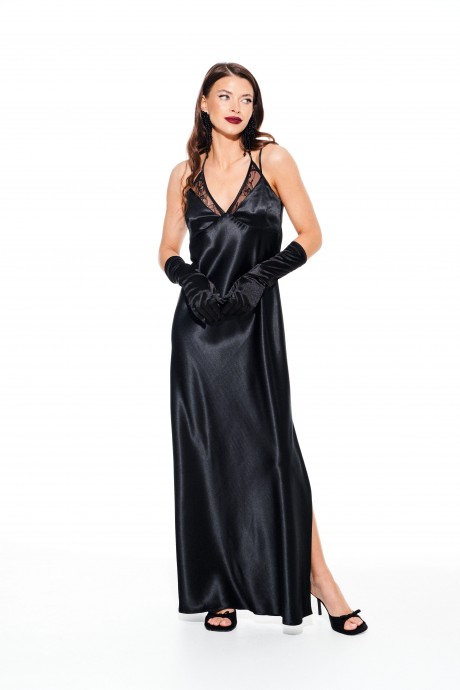 Вечернее платье ELLETTO LIFE 1113 черный размер 42-46 #6