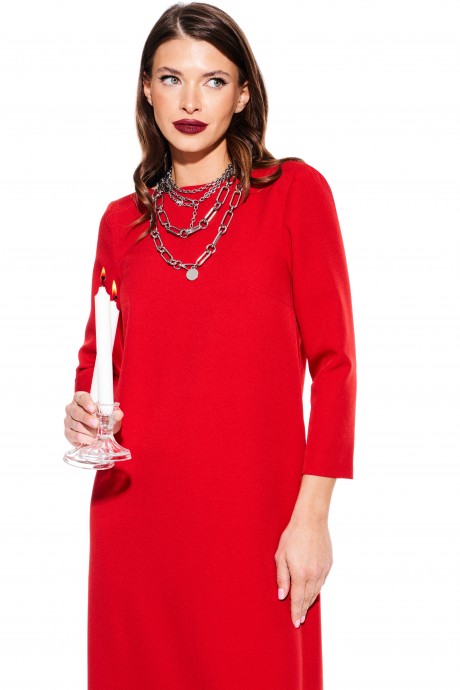 Вечернее платье ELLETTO LIFE 1117 красный размер 46-54 #4