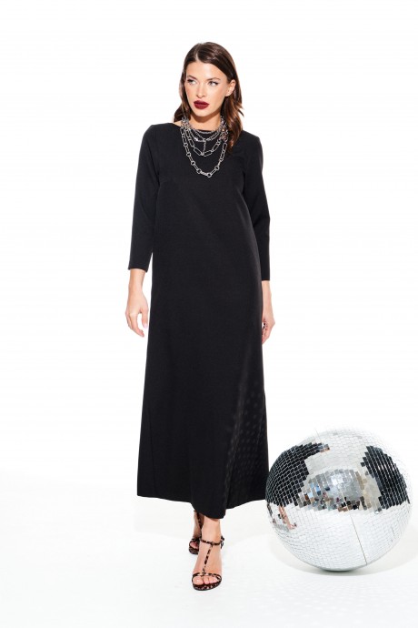 Вечернее платье ELLETTO LIFE 1117 черный размер 46-54 #4