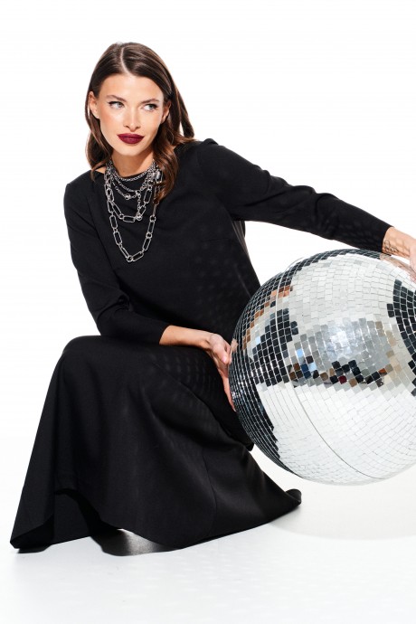 Вечернее платье ELLETTO LIFE 1117 черный размер 46-54 #5