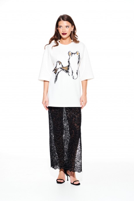 Юбка ELLETTO LIFE 2373 черный размер 42-48 #4