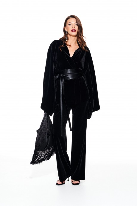 Кардиган ELLETTO LIFE 3917 черный размер 42-52 #5