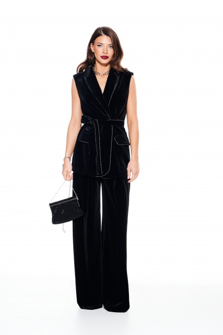 Жилетка ELLETTO LIFE 3918 черный размер 42-52 #7