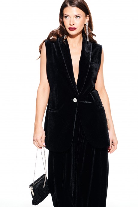 Жилетка ELLETTO LIFE 3921 черный размер 42-54 #3