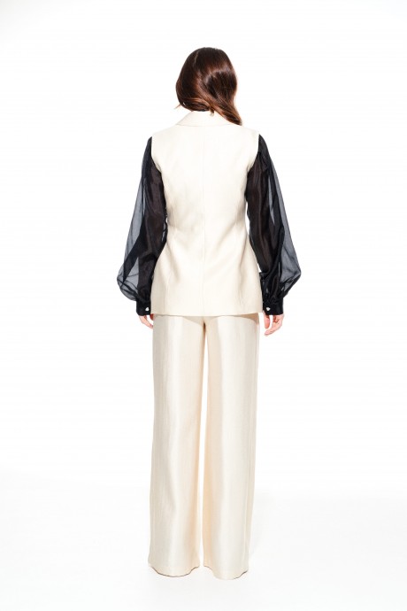 Жилетка ELLETTO LIFE 3922 сливочный размер 42-50 #8