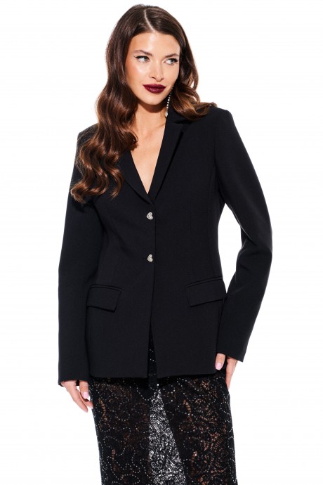 Жакет (пиджак) ELLETTO LIFE 3928 черный размер 42-48 #3