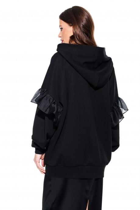 Худи ELLETTO LIFE 3930 черный размер 42-54 #7