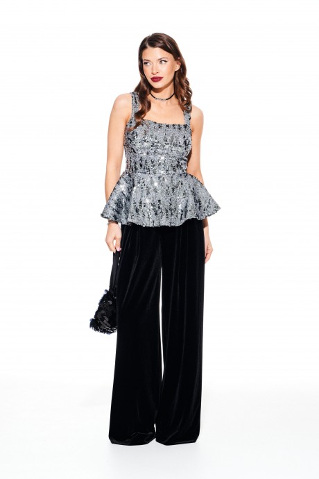 Топ ELLETTO LIFE 3931 серебро размер 42-48 #6