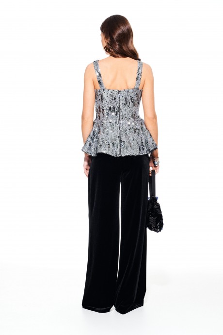 Топ ELLETTO LIFE 3931 серебро размер 42-48 #10