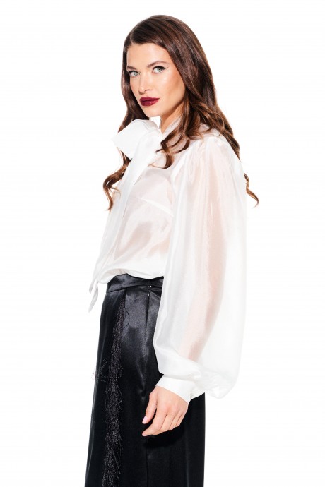 Блузка ELLETTO LIFE 3939 белый размер 42-52 #3