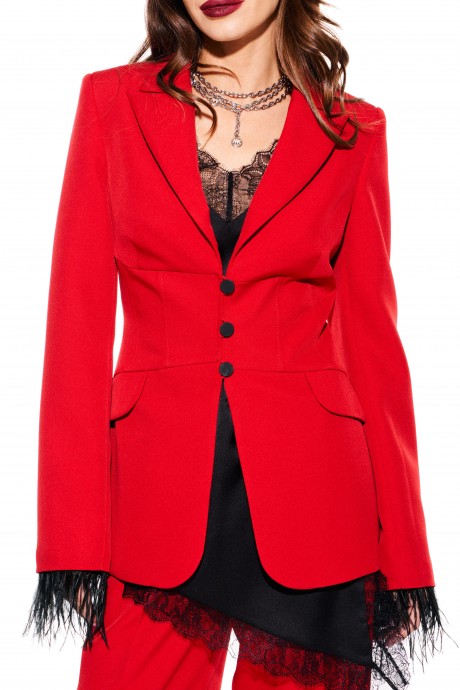 Костюм/комплект ELLETTO LIFE 5319 красный размер 42-46 #8