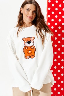 Джемпер (кофта) ELLETTO LIFE 3973 молочный