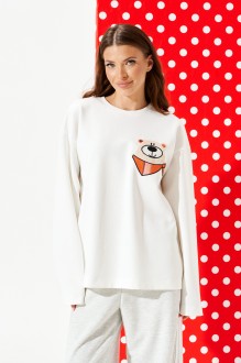 Джемпер (кофта) ELLETTO LIFE 3974 молочный