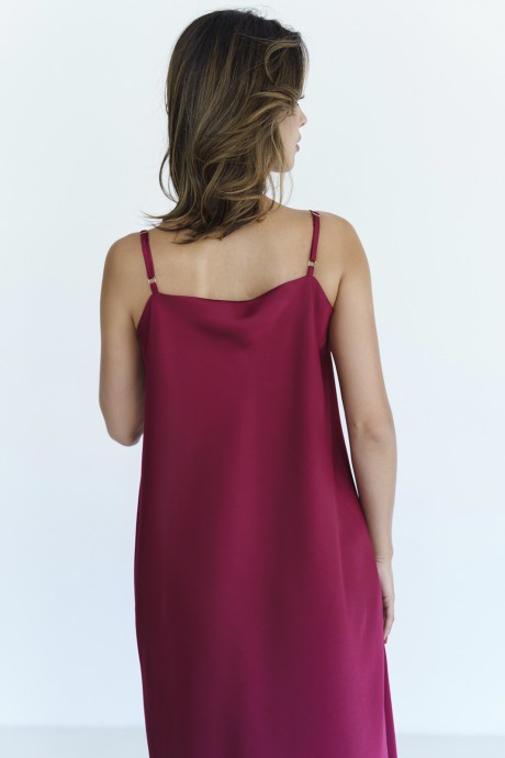 Вечернее платье Ivera Collection 1125L бургунди размер 42-50 #8