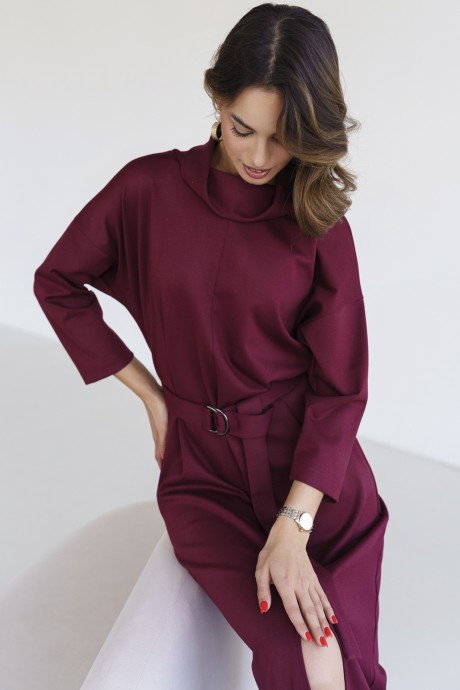 Платье Ivera Collection 584П винный размер 42-50 #7