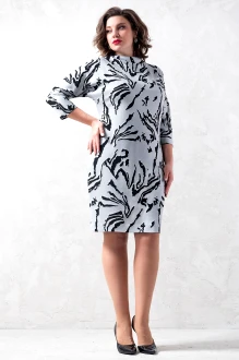 Платье Avanti 1614 серый, черный