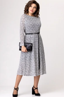 Платье Avanti 1456 черно-белый