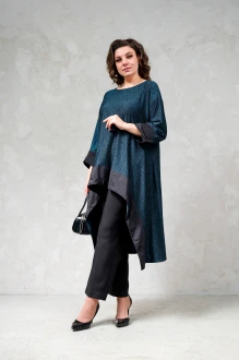 Туника Avanti 1684 -1 черный, зеленый