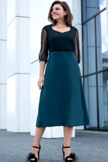 Вечернее платье Avanti 1285 черный, бирюза