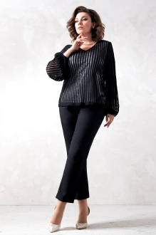 Брючный костюм Avanti 1458 -1 черный, металлик