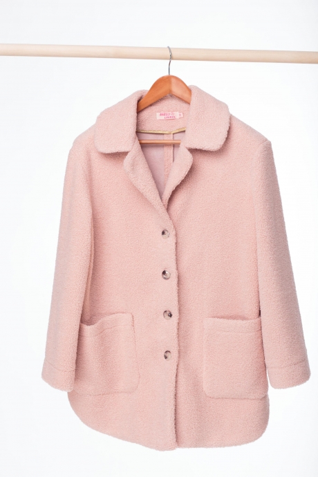 Пальто Anelli 769 розовый размер 42-50 #6