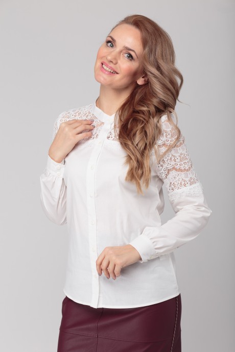 Блузка Anelli 813 белый размер 42-52 #2