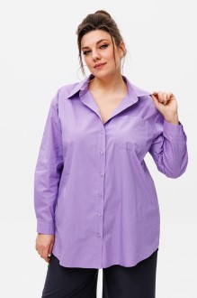 Рубашка Anelli 1412 фиолетовый #1