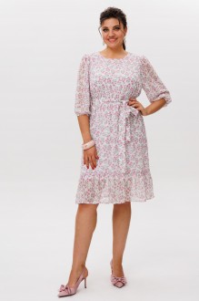 Платье Anelli 1589 розовые цветы #1