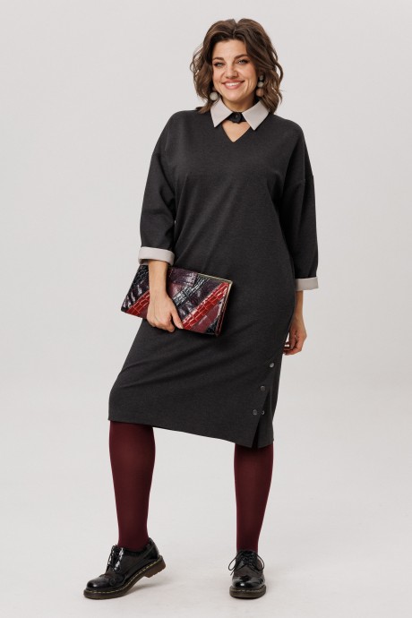 Платье Anelli 1715 черный размер 52-62 #1