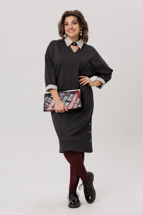 Платье Anelli 1715 черный размер 52-62 #2