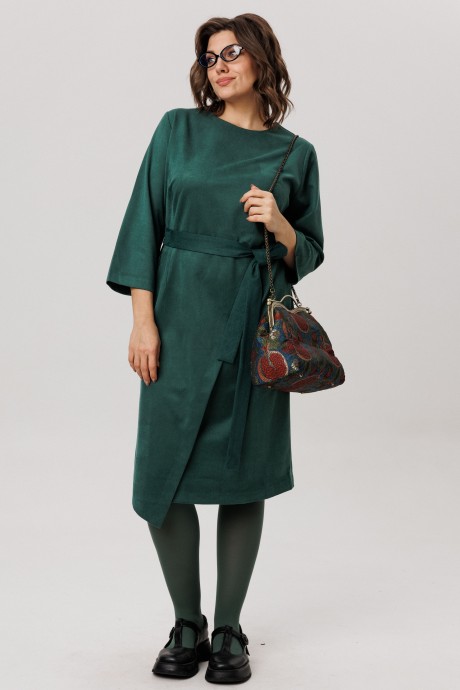 Платье Anelli 1731 зеленый размер 52-60 #1