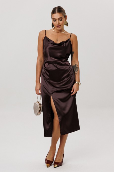 Вечернее платье Anelli 1586 шоколад размер 42-52 #1