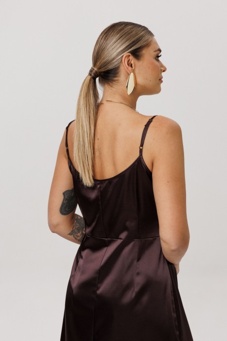 Вечернее платье Anelli 1586 шоколад размер 42-52 #8