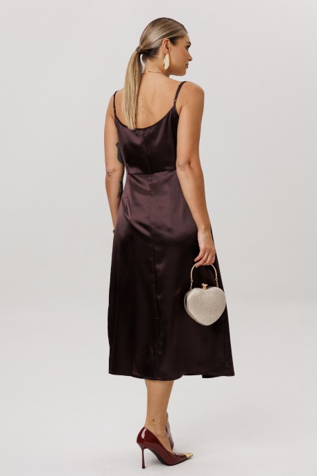 Вечернее платье Anelli 1586 шоколад размер 42-52 #9