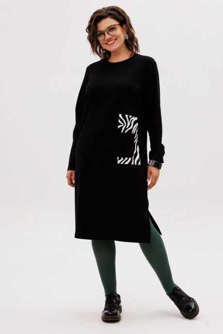 Платье Anelli 1427.1 черный размер 52-62 #1