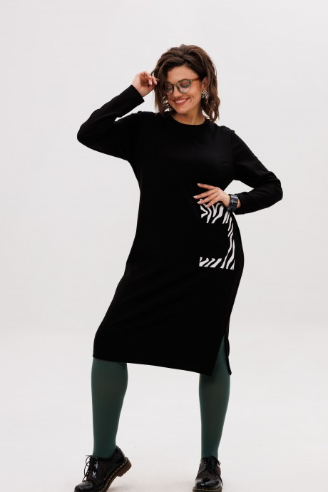 Платье Anelli 1427.1 черный размер 52-62 #2