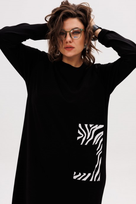 Платье Anelli 1427.1 черный размер 52-62 #5