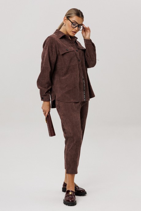 Рубашка Anelli 1746 капучино размер 46-56 #7