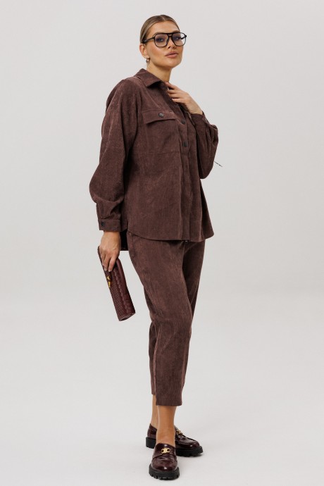 Рубашка Anelli 1746 капучино размер 46-56 #8