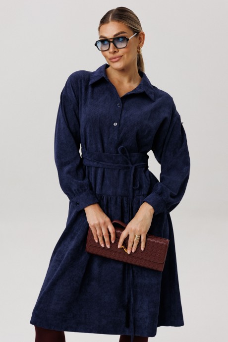 Платье Anelli 1730 темно-синий размер 42-54 #3